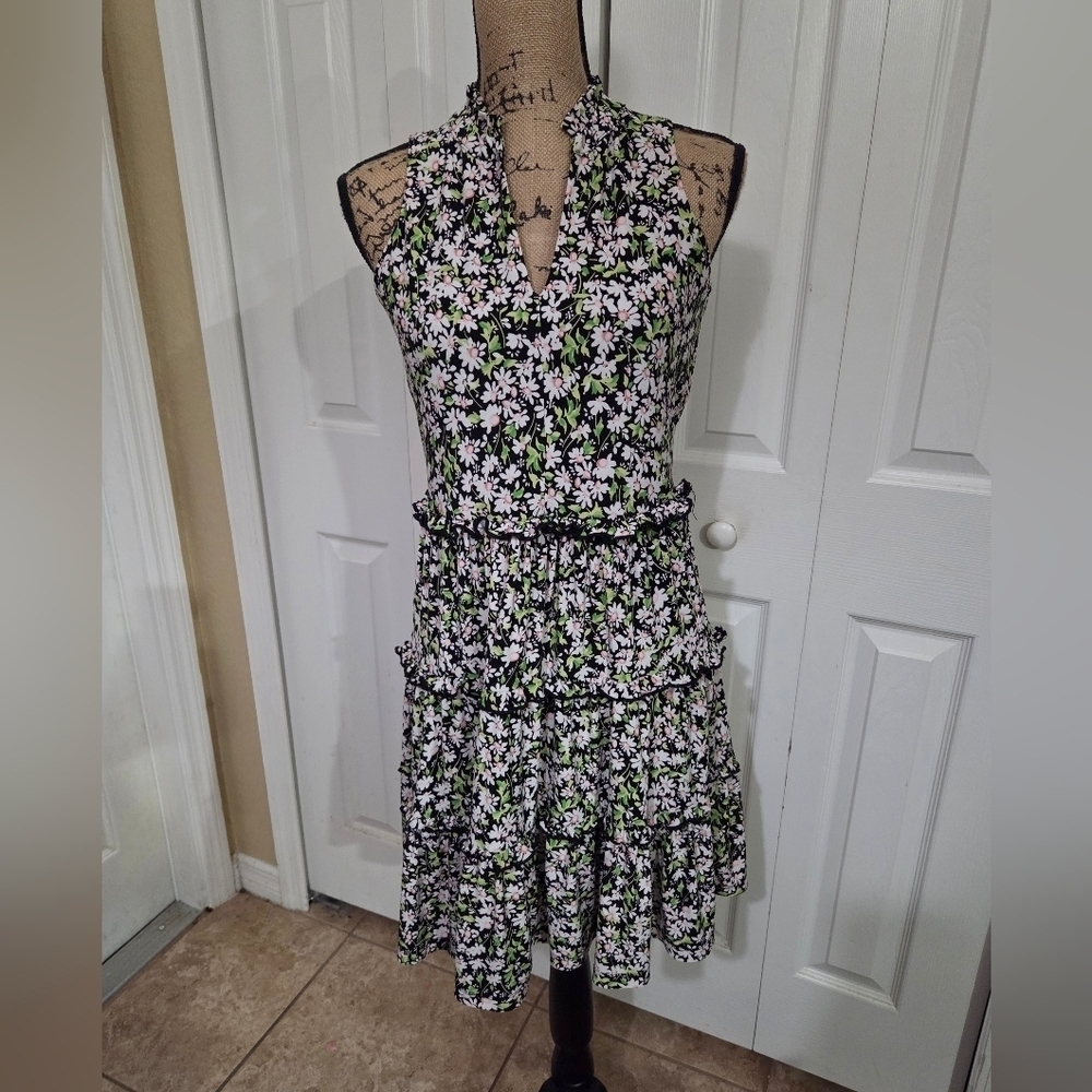 Tommy Hilfiger Floral Halter Neck Dress Size 2